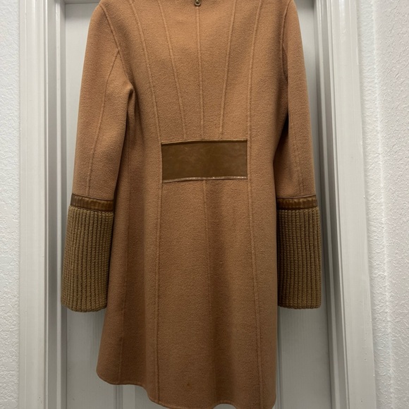 Mackage XS Camel Wool Coat • Leather Trim • Archive Luxury - Picture 6 of 14